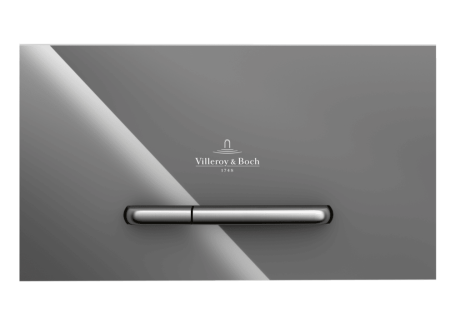 Клавиша смыва Villeroy&Boch ViConnect 922160RA серый глянцевый