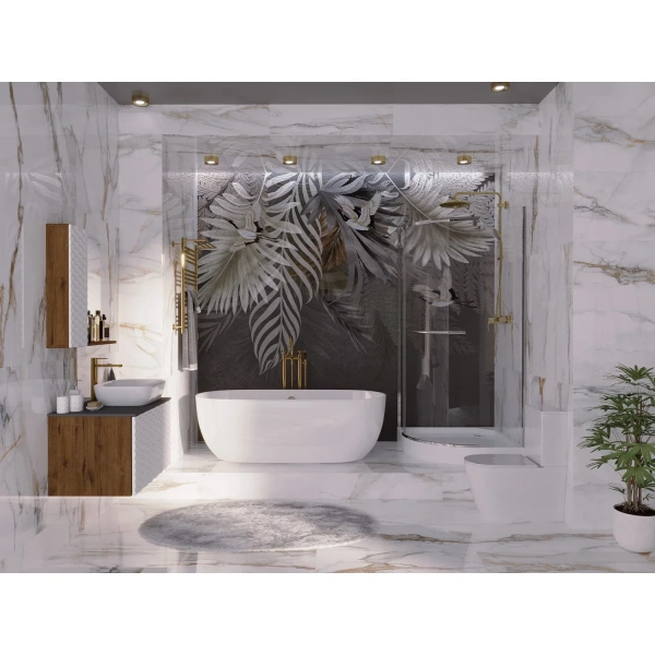 Акриловая ванна Grossman Classic GR-2401 150x75 см, отдельностоящая, белый глянец