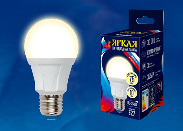 Лампа светодиодная Uniel FR PLP01WH E27 10Вт 3000K UL-00001524