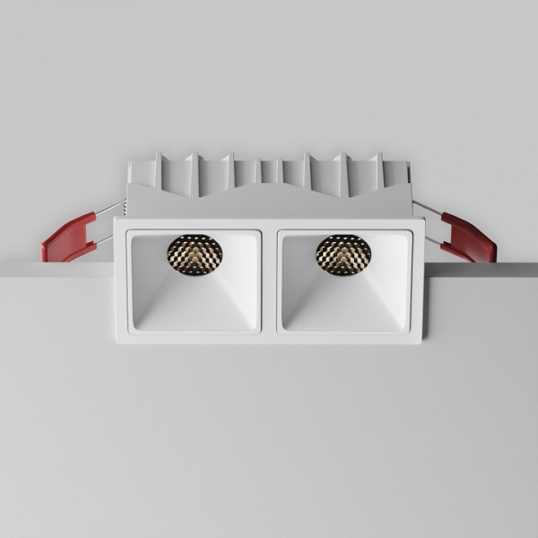 Встраиваемый светильник Maytoni Technical Альфа DL043-02-10W4K-SQ-W-1