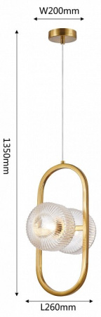 Подвесной светильник Favourite Malinconia 4051-2P