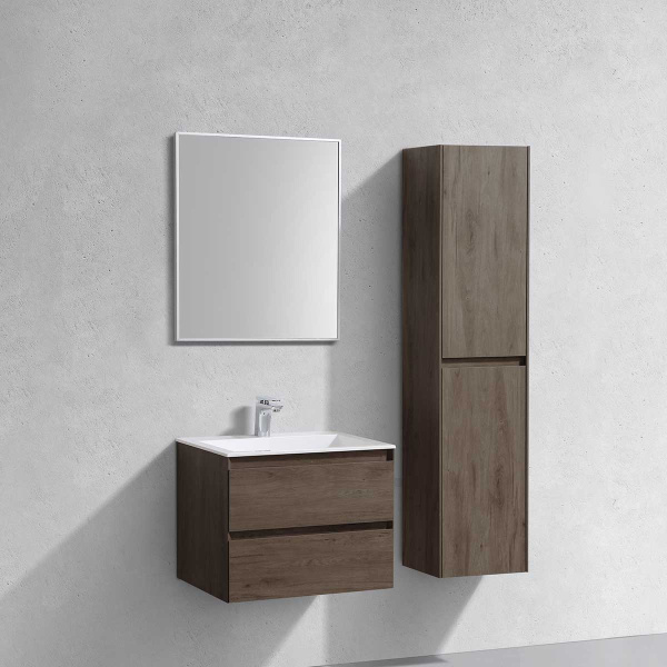 Тумба под раковину Vincea Luka 60 см VMC-2L600RO темное дерево