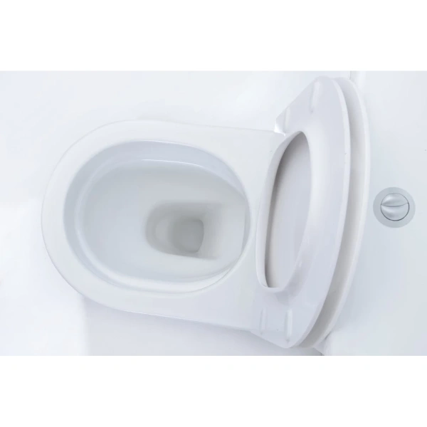 Унитаз-компакт Orans 9908WM безободковый, с сиденьем микролифт, белый