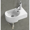Раковина CeramaLux 9273L 41x27 см L, рукомойник, белый