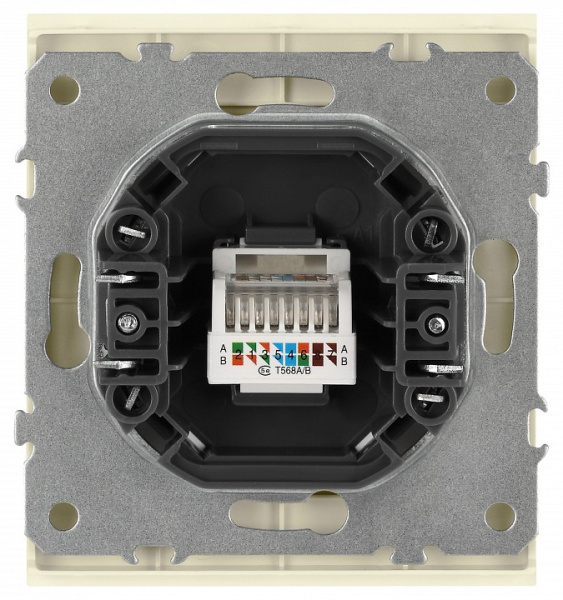 Розетка Ethernet RJ-45 без рамки Эра Arktik Б0070475