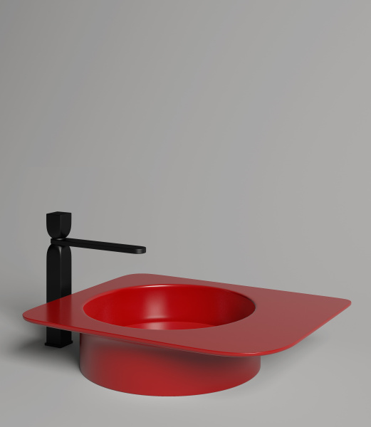 Раковина Salini Ninfea 55 110521MF черная