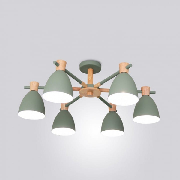 Люстра на штанге Imperiumloft Folke Green FOLKE01