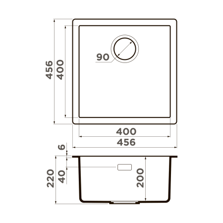 Кухонная мойка Omoikiri Yamakawa 45T Integra 4997256 платина