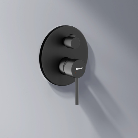 Душевой комплект Damixa Scandinavian Pure 936510300 черный матовый