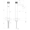 Смеситель для раковины Gessi Inciso 58004#149