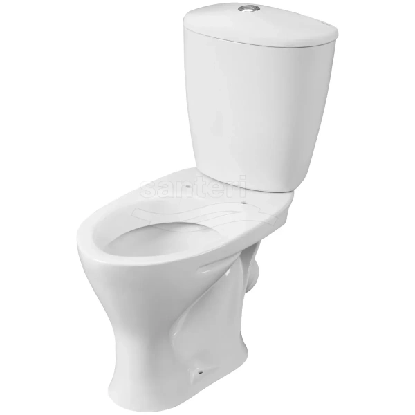 Унитаз-компакт Santeri Versia 1.P401.5.S00.00B.F (4607143310834) косой выпуск, с сиденьем, белый