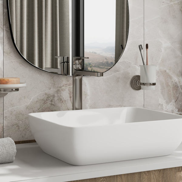 Смеситель для раковины WasserKRAFT Spree 1403H сталь