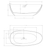 Акриловая ванна Abber 170x80 AB9211