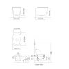 Подвесной унитаз Agape 750 ACER0750WRRSZ