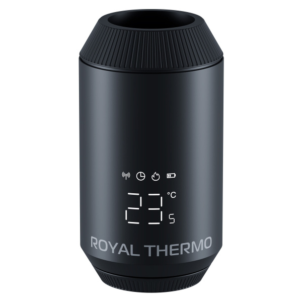 Термостат радиаторный электронный Royal Thermo Smart Heat 2.0, черный