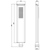 Душевая лейка Gessi Eleganza 46154#031