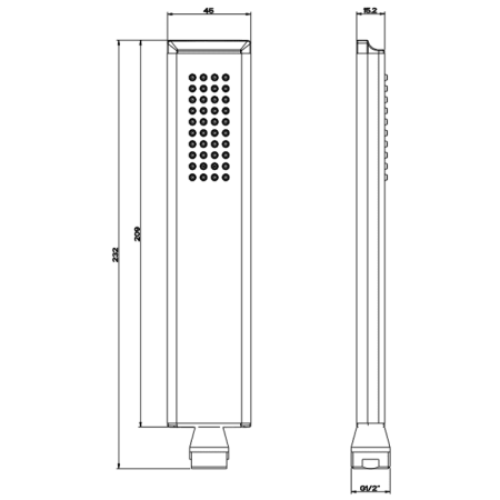 Душевая лейка Gessi Eleganza 46154#031