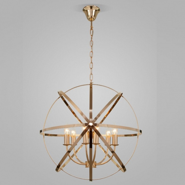 Подвесная люстра Eurosvet Santi 60139/6 золото