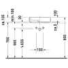 Раковина 47x47 см Duravit Starck 1 0387470028