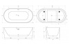 Акриловая ванна BelBagno 170x80 BB411-1700-800