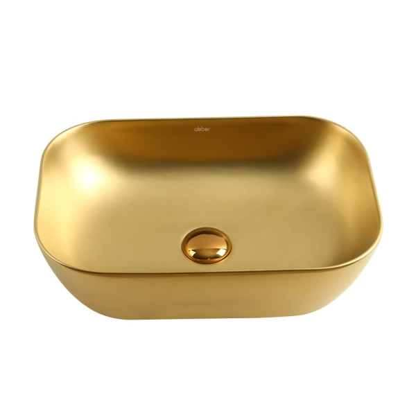 Раковина Abber Rechteck AC2200MMG золото матовое