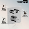 Смеситель для душа WasserKRAFT Dinkel 5848 Thermo хром