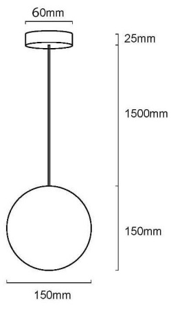Подвесной светильник Fiberli SharMoon 12110502