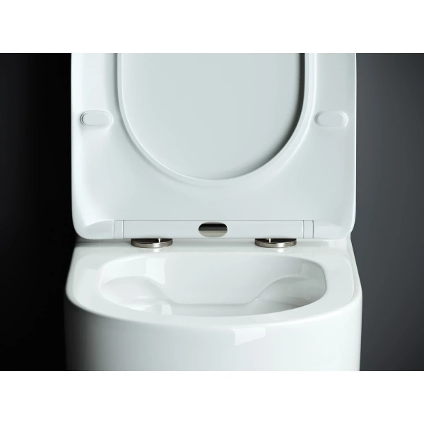Унитаз-компакт Ceramica Nova Mia CN1801 безободковый, с сиденьем микролифт, белый