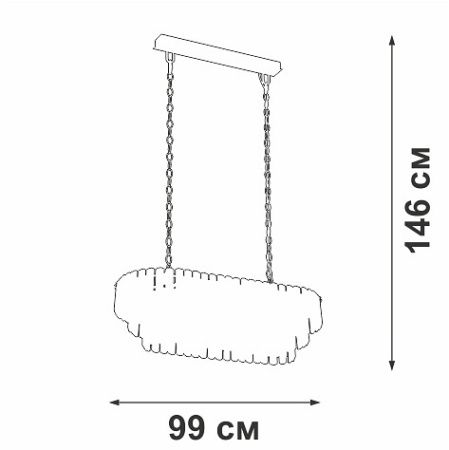Подвесная люстра Vitaluce V5353 V5353-8/19