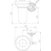 Подстаканник Paini Duomo 88CR041BI