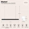Подвесной светильник Maytoni Technical Базис P051PL-L40B4K