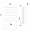 Полотенцесушитель электрический Terminus Классик П6 500х650 4670078531322