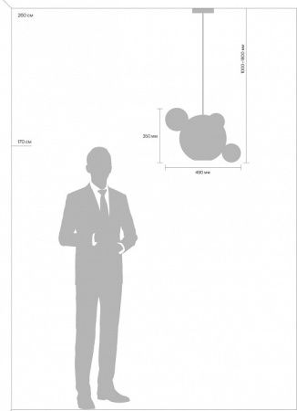 Подвесной светильник Freya Amoris FR5128PL-L10BS