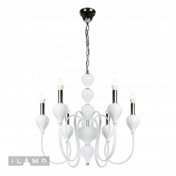 Подвесная люстра iLamp Lady 88003-6 WH