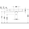 Раковина 80x47 см Duravit Vero Air 2350800000