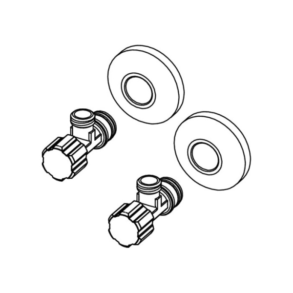 Угловые вентили TECE One 1/2” х 3/8” 9820464