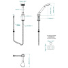 Душевая лейка THG Bagatelle metal U3A.A02.60A