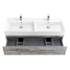 Тумба под раковину Cezares Molvenio 46 120 MOLVENO 46-120-2C-SO-2-LG серое дерево