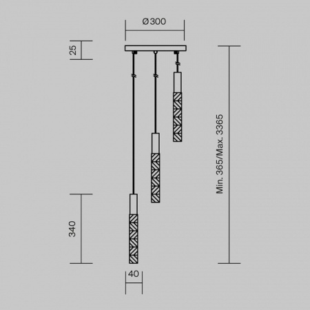 Подвесная люстра Maytoni Selemo MOD328PL-L9CH3K