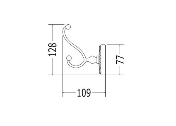 Крючок Devon&Devon Dorothy DOR413OT