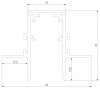 Трек встраиваемый Elektrostandard Slim Magnetic a067497