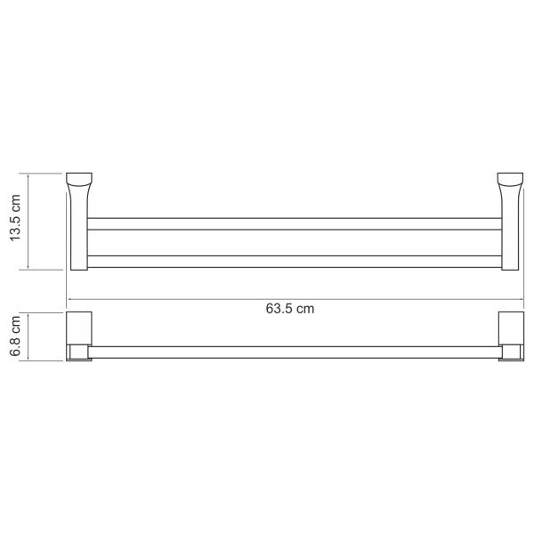 Лайне (Leine) K-5040W Держатель полотенец двойной