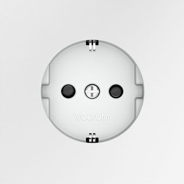 Розетка с заземлением и со шторкой, без рамки Voltum S70 VLS040202