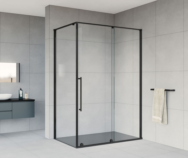 Душевой уголок Vincea Arno 120x90 VSR-1A9012CLB черный