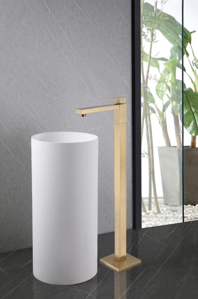 Смеситель для раковины Abber Daheim AF8241G золото