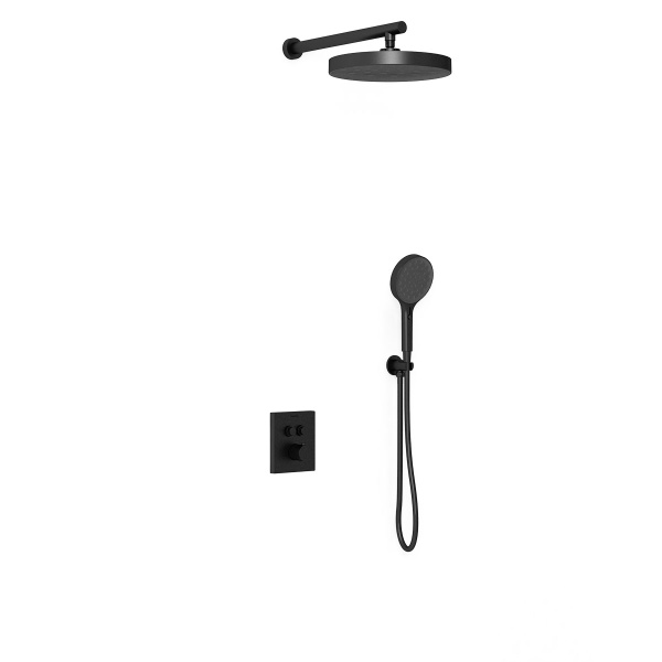 Душевой комплект Vincea VSFW-3I21T2MB матовый черный