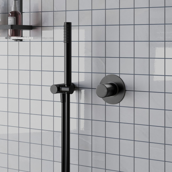 Смеситель для душа Paini Cox Grip 7GPZ690 черный матовый