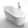 Акриловая ванна BelBagno BB202-1600-800 отдельностоящая