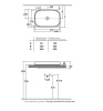 Раковина Globo Genesis 60 GE042BI
