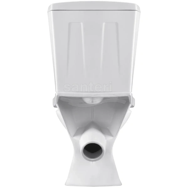 Унитаз-компакт Santeri Ultra 1.P401.3.S00.00B.F (4607143319653) косой выпуск, с сиденьем, белый